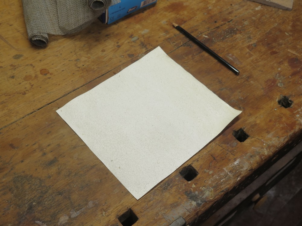 The Barn on White Run Historic Finishing Making Sandpaper